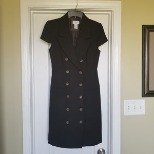 Carmen Marc Valvo Tuxedo Style Dress